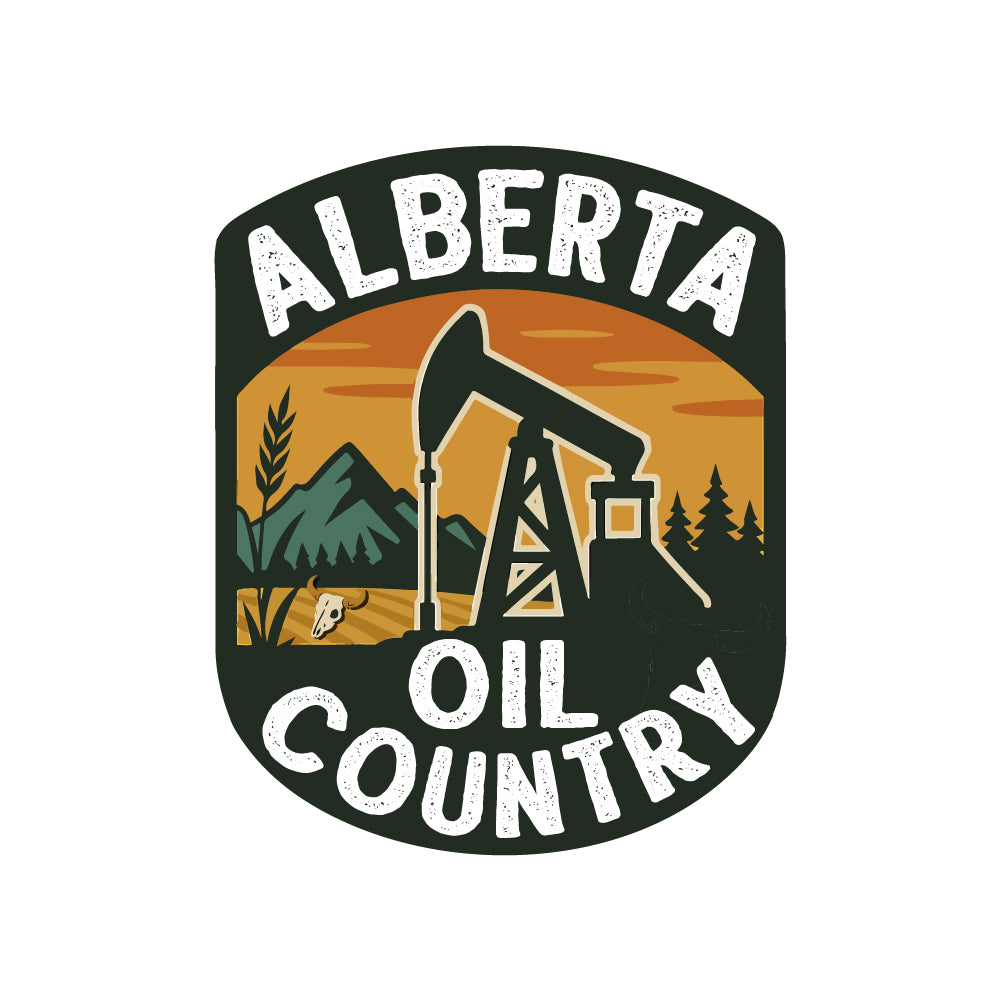 Alberta, Oil Country Sticker