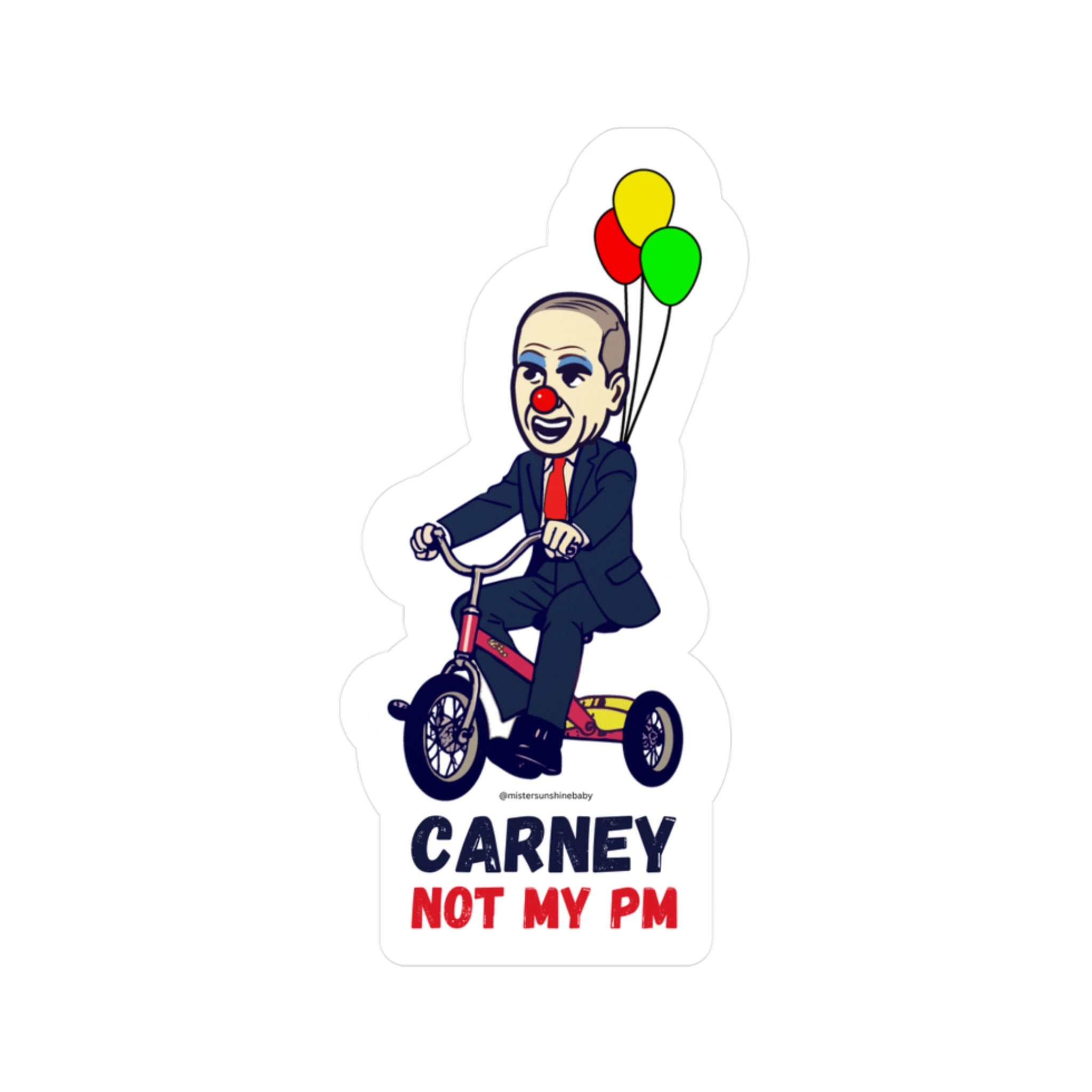 Mark Carney The Clown - Sticker