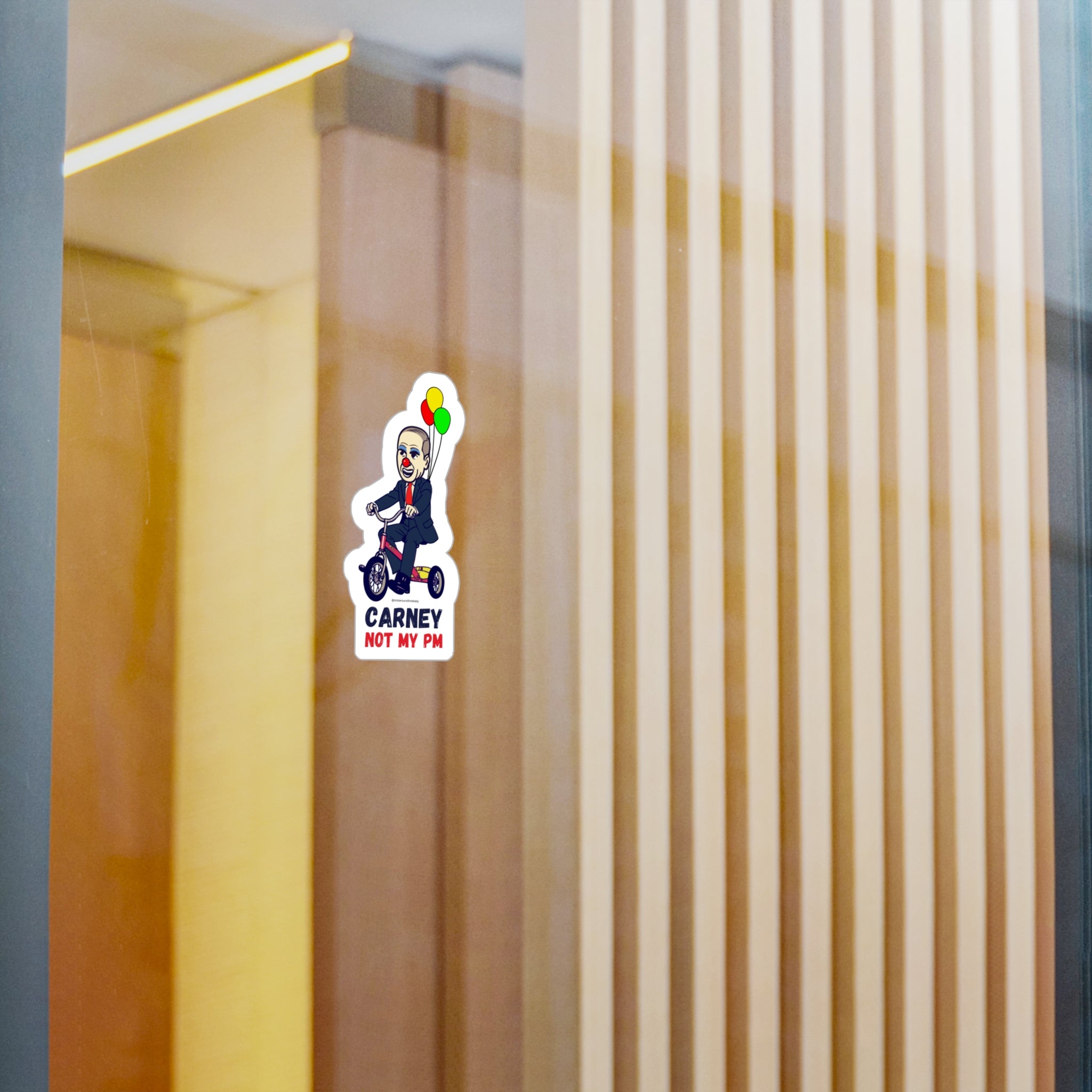Mark Carney The Clown - Sticker