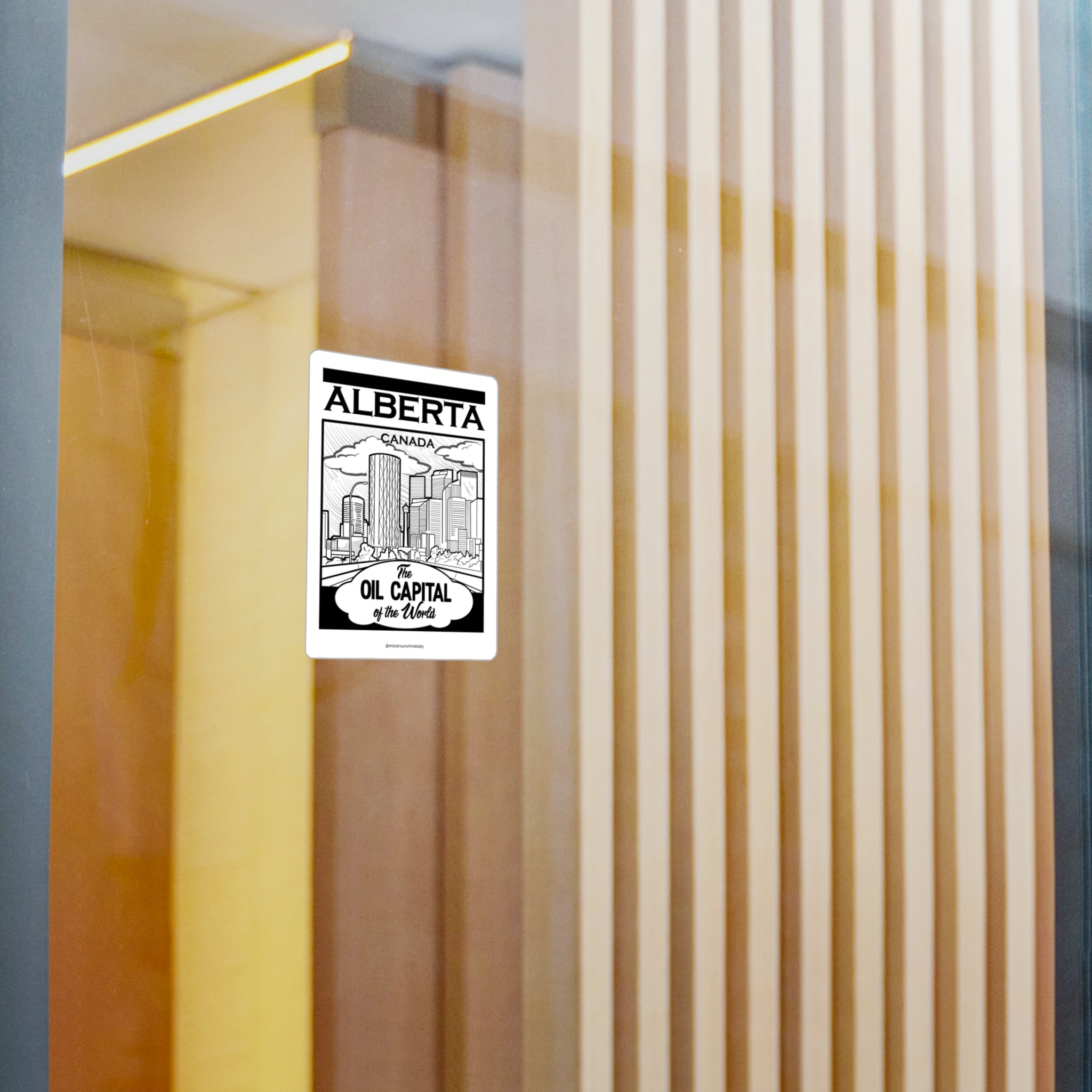 Alberta: Oil Capital of The World - Sticker