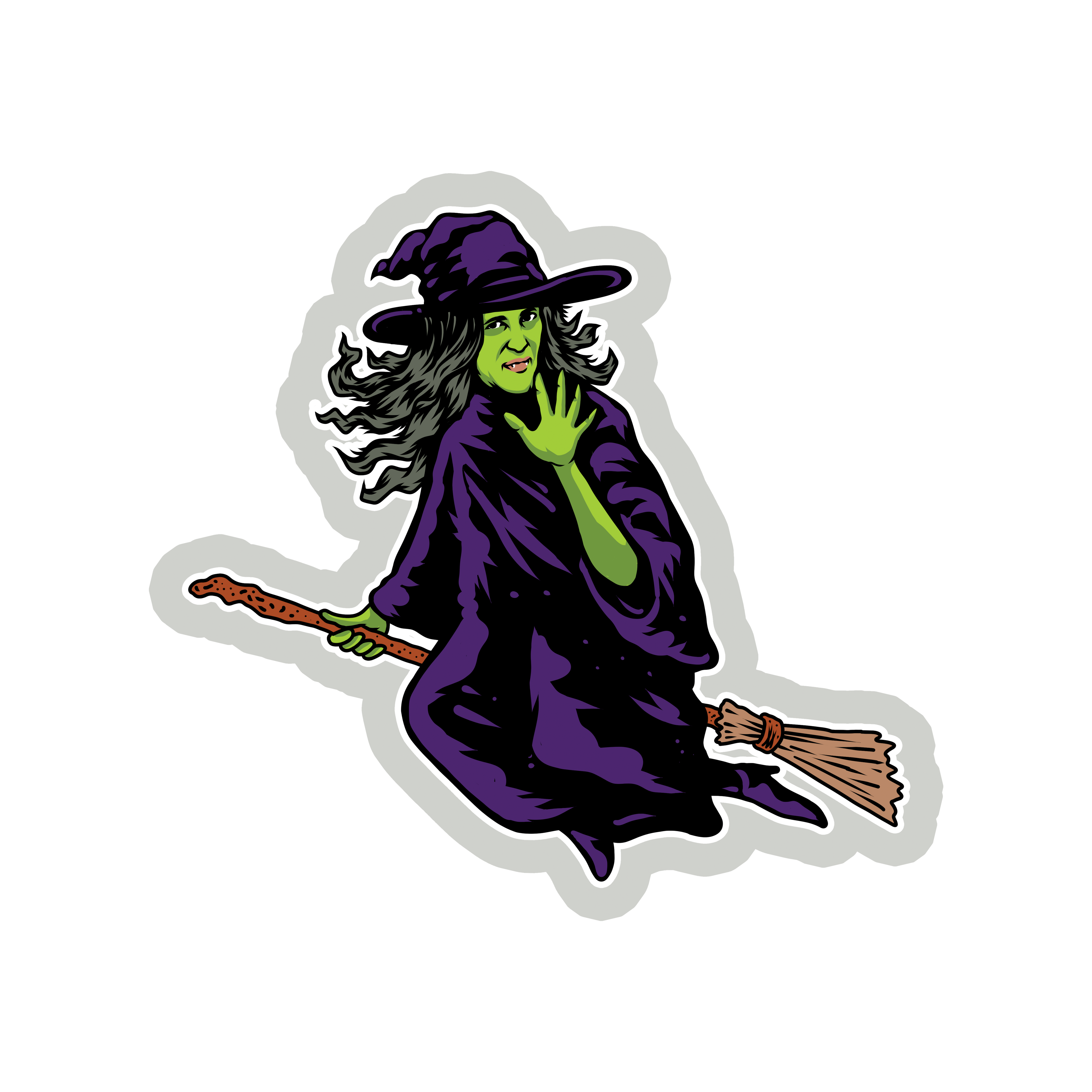 Freeland The Witch Sticker